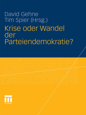 cover image of Krise oder Wandel der Parteiendemokratie?